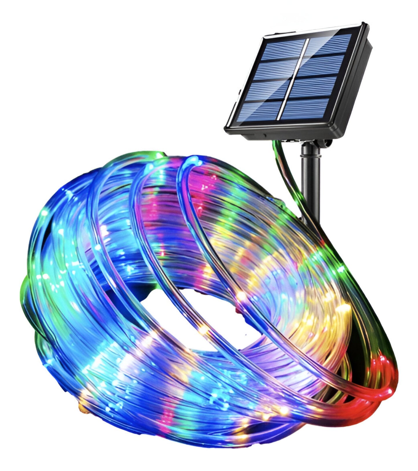 Luces Navideñas tipo Manguera con Cargador Solar ( Envío Gratis)