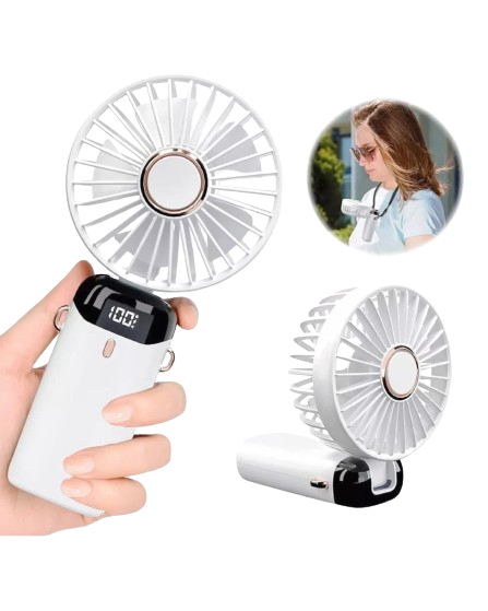 Mini Ventilador Portatil LED