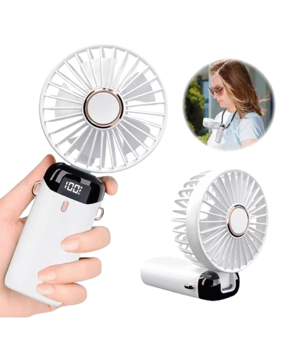 Mini Ventilador Portatil LED