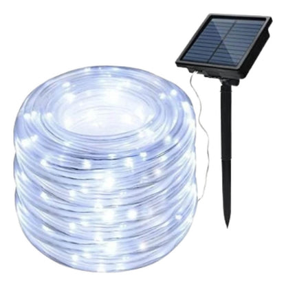 Luces Navideñas tipo Manguera con Cargador Solar ( Envío Gratis)
